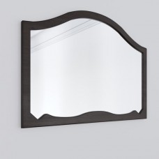 Зеркало из массива накомодное Суламифь цвет Орех